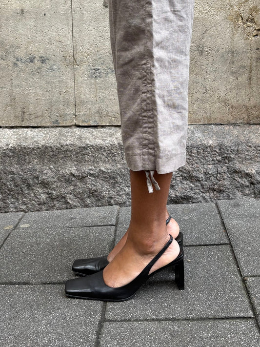 SQUARE TOE SLINGBACK