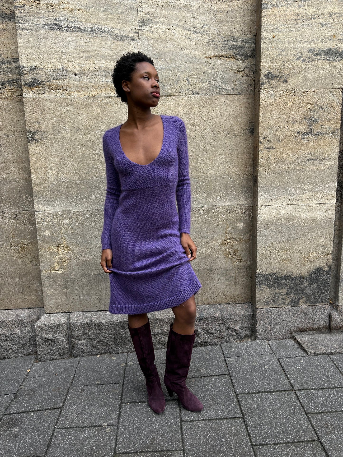 LONGSLEEVE KNIT DRESS